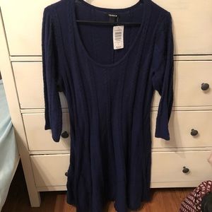 Torrid Blue Sweater dress